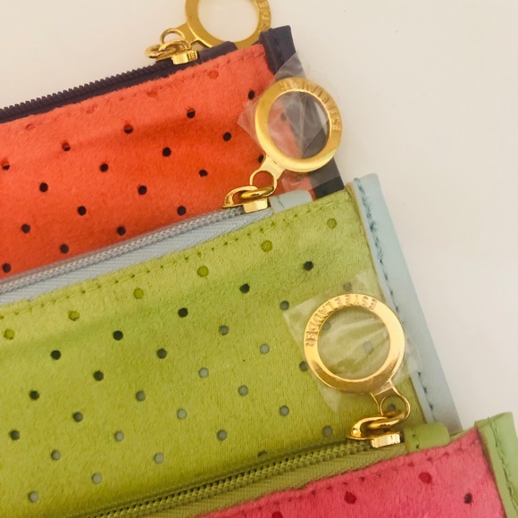 Estée Lauder Set of Three Faux Suede Makeup Bags - Picture 3 of 6